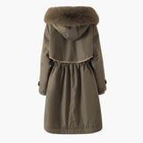 Women's Parka Jacket with Hood