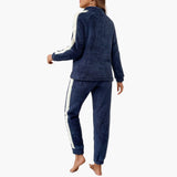 Women's Pajama Set with Half Zip Sweatshirt