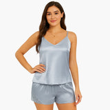 Women's Pajama Set with Cami Top and Shorts