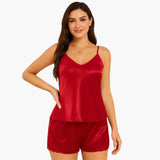 Women's Pajama Set with Cami Top and Shorts