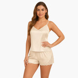Women's Pajama Set with Cami Top and Shorts