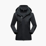 Women's Ski Jacket with Full Zipper and Removable Lining