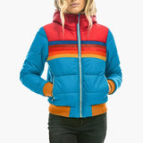 Women’s Quilted Jacket with Hood and Zipper