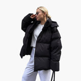 Women’s Quilted Jacket with High Collar and Zipper