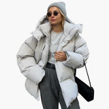 Women’s Quilted Jacket with High Collar and Zipper