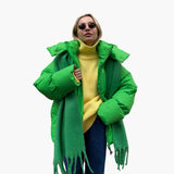 Women's Quilted Jacket with High Collar