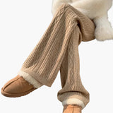 Women's Knit Jogging Pants with Straight Leg