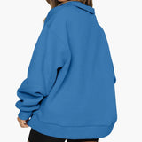 Women’s Knitted Sweater with Half Zip