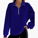 Women's Knit Sweater with Textured Surface