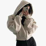 Women's Hoodie Sweatshirt with Zipper