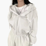 Women's Hoodie Sweatshirt with Zipper