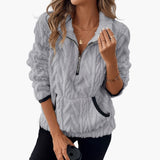 Women's Teddy Fleece Pullover with Kangaroo Pockets