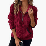 Women's Teddy Fleece Pullover with Kangaroo Pockets