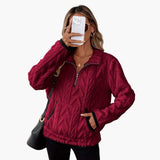 Women's Teddy Fleece Pullover with Kangaroo Pockets