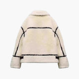 Women's Teddy Jacket with Zipper and Pockets