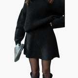 Women's Two-Piece Set with Round Neck Sweater
