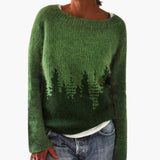 Women's Sweater with Patterned Surface