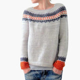 Women's Sweater with Patterned Surface