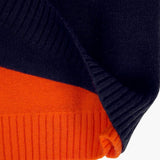 Women's Sweater with Round Neck and Long Sleeves
