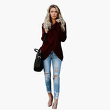 Women's Sweater with Shawl Collar