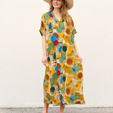 Women´s Cotton and Linen Summer Kaftan