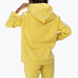 Women's Hoodie and Tracksuit Set with Drawstring and Kangaroo Pocket