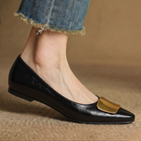 Orlane™ Pointed Flat with Gold Hardware