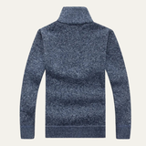 The Bolzano Men’s Fleece Thicker Half Zip Turtleneck Sweater