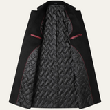 The Ascot Men's Elegant Wool Long Winter Smart Coat
