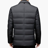Men's Blazer Jacket with Buttons and Side Pockets