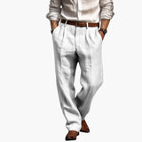 Men's Pleated Trousers with Pockets