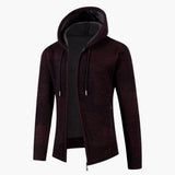 Men's Cardigan Hoodie with Zipper