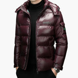 Men's Down Jacket with Long Sleeves
