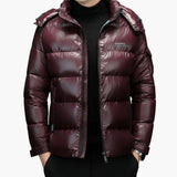 Men's Down Jacket with Long Sleeves