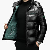 Men's Down Jacket with Long Sleeves