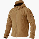 Men's Fleece Jacket with Zipper and Side Pockets