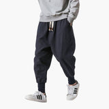 Men's Harem Pants with Drawstring