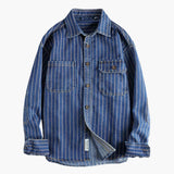 Men's Shirt with Striped Surface