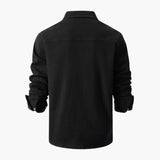 Men's Shirt with Button Placket and Pockets