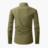 Men's Shirt with Pocket and Button Placket