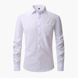 Men's Shirt with Pocket and Button Placket
