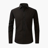 Men's Shirt with Pocket and Button Placket