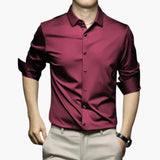 Men's Shirt with Long Sleeves and Collar
