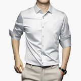 Men's Shirt with Long Sleeves and Collar