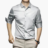 Men's Shirt with Long Sleeves and Collar