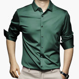 Men's Shirt with Long Sleeves and Collar