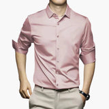 Men's Shirt with Long Sleeves and Collar