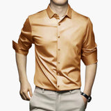 Men's Shirt with Long Sleeves and Collar