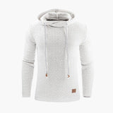 Men's Hoodie Pullover with Ribbed Hem