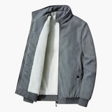 Men's Jacket with Zipper and Lining